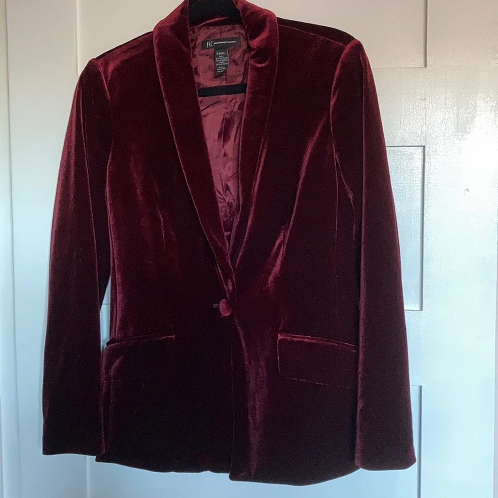 Velvet blazer